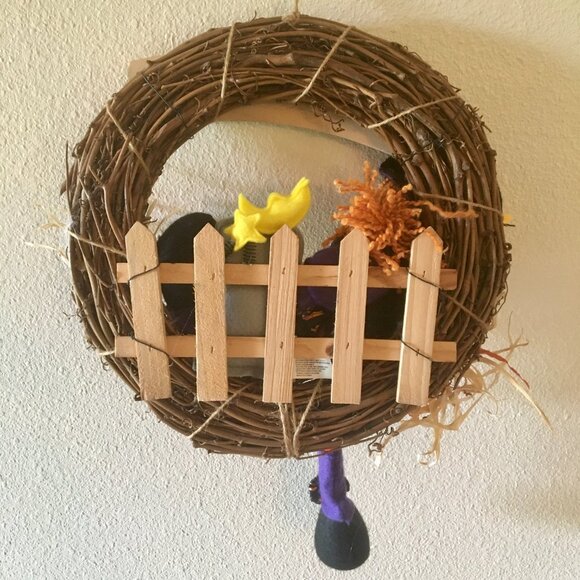 ⭐️Host Pick⭐️ Halloween Wreath Witch Pumpkin Ghost Fall Wreath Autumn Wreath - Picture 9 of 13